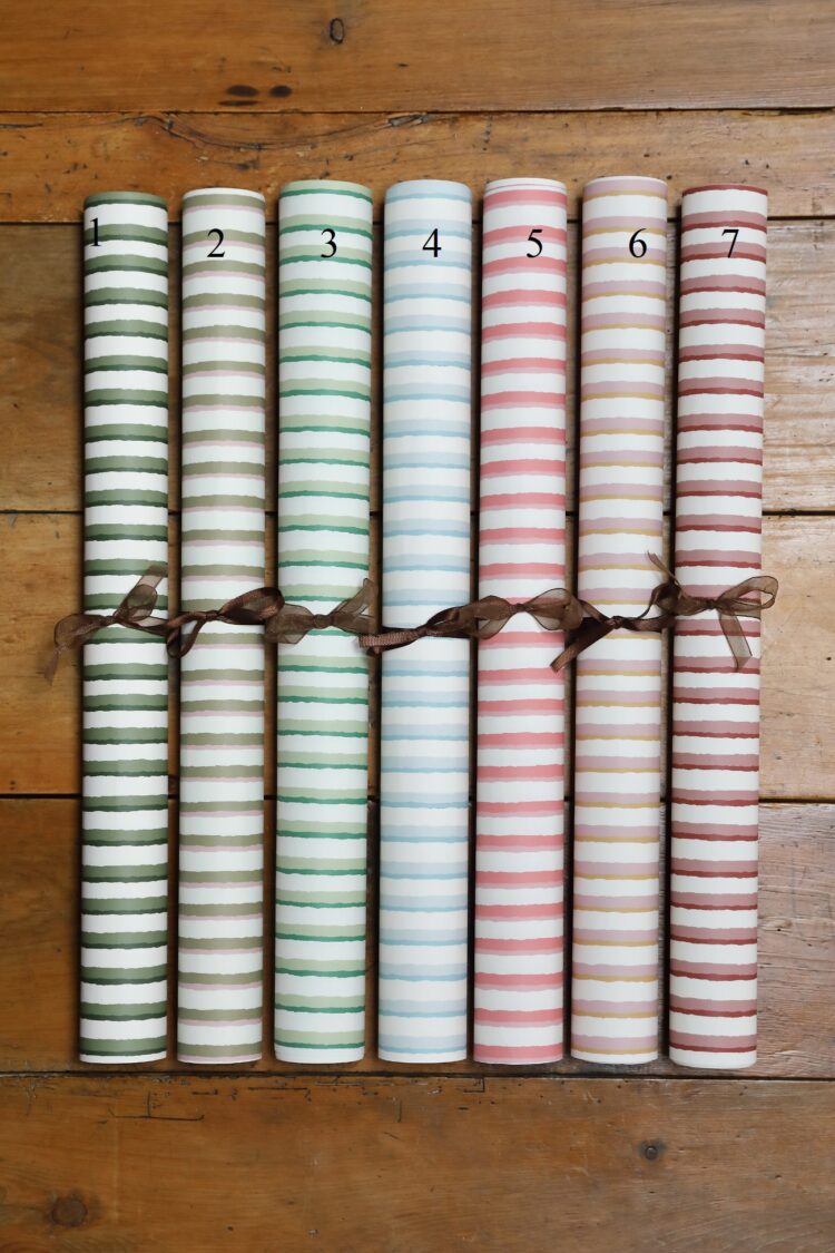 Darling Stripe Multiple Colourways Listed Wallpaper
