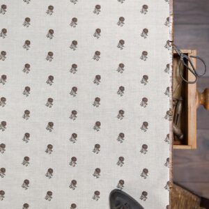 Little Anni II Belgian Choc on Stone Linen