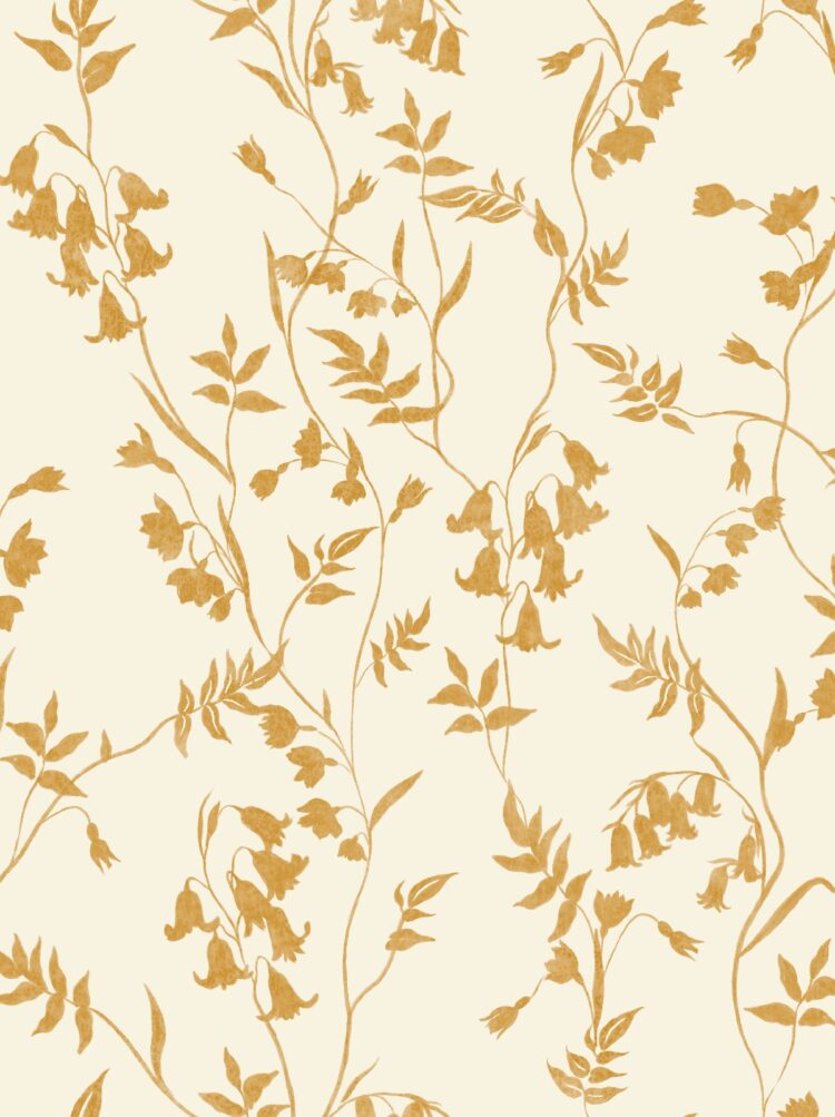 Bluebell Wood in Sunny on Chalk Wallpaper