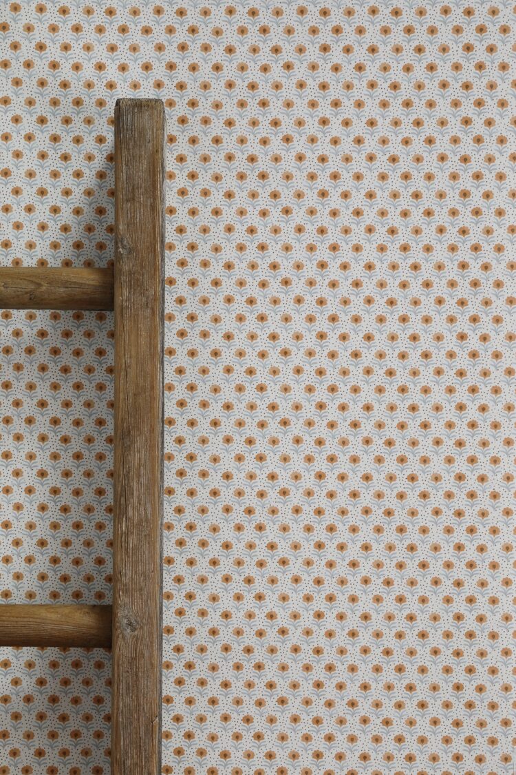 Petit Penny Pale Amber and Light Blue Gray