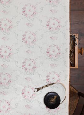 Mathilde ~ French Blossom & Jade on Various Basecloths