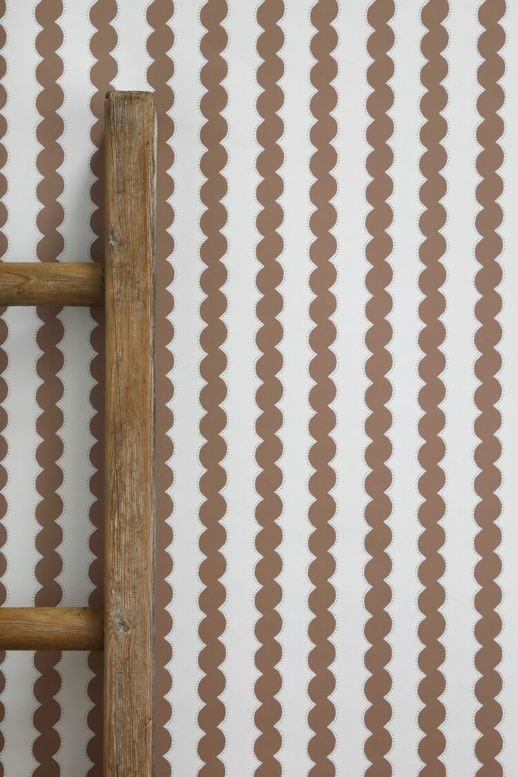 Snakey Stripe Wallpaper Nut + Cloud