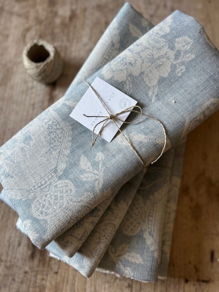 Single Oblong Cushion Pack ~ Greta Weathered Blue