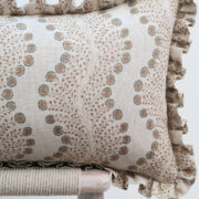 Amalia in Forest Green + Wheat Frill Cushion £144.00 - Image 2