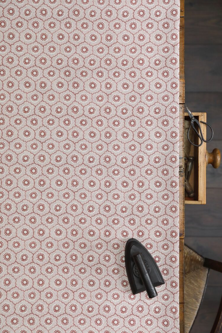 Liberty Cracked Terracotta on Stone Linen