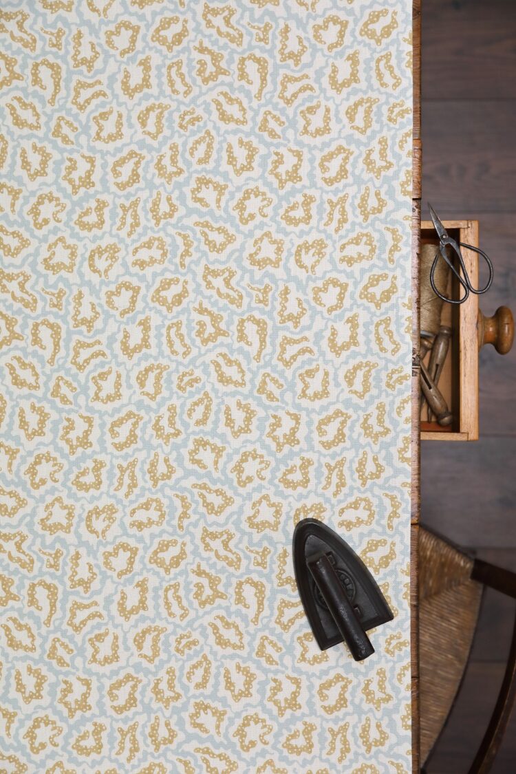 Pia Sky + Hay on Double Cream Linen
