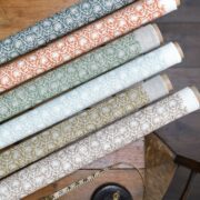 Indira Sky on Double Cream Linen - Image 2