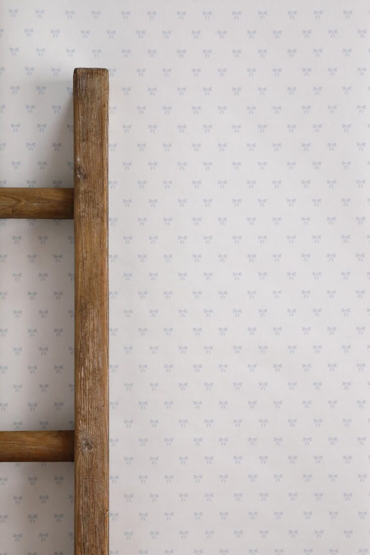 Mimi Wallpaper Soft Blue Gray