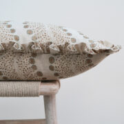 Amalia in Forest Green + Wheat Frill Cushion £144.00 - Image 3