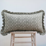 Forest Green Indira Frill Cushion £130.00 - Image 5
