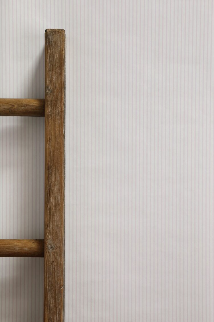 Popple Stripe Pink Wallpaper