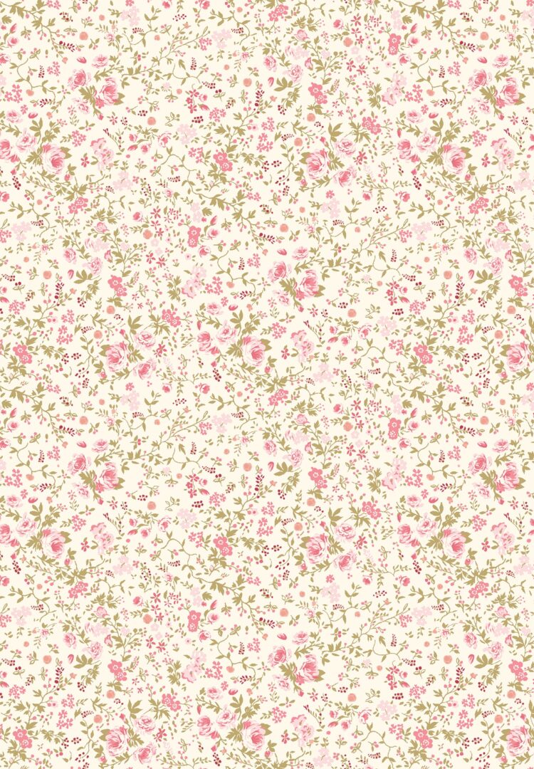 Ditsy Delilah {Tiny} ~ Rose Tints + Olive