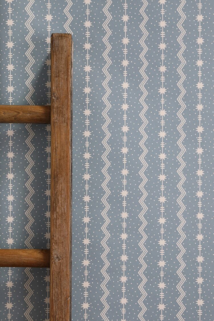 Tin Star Lead Blue Wallpaper