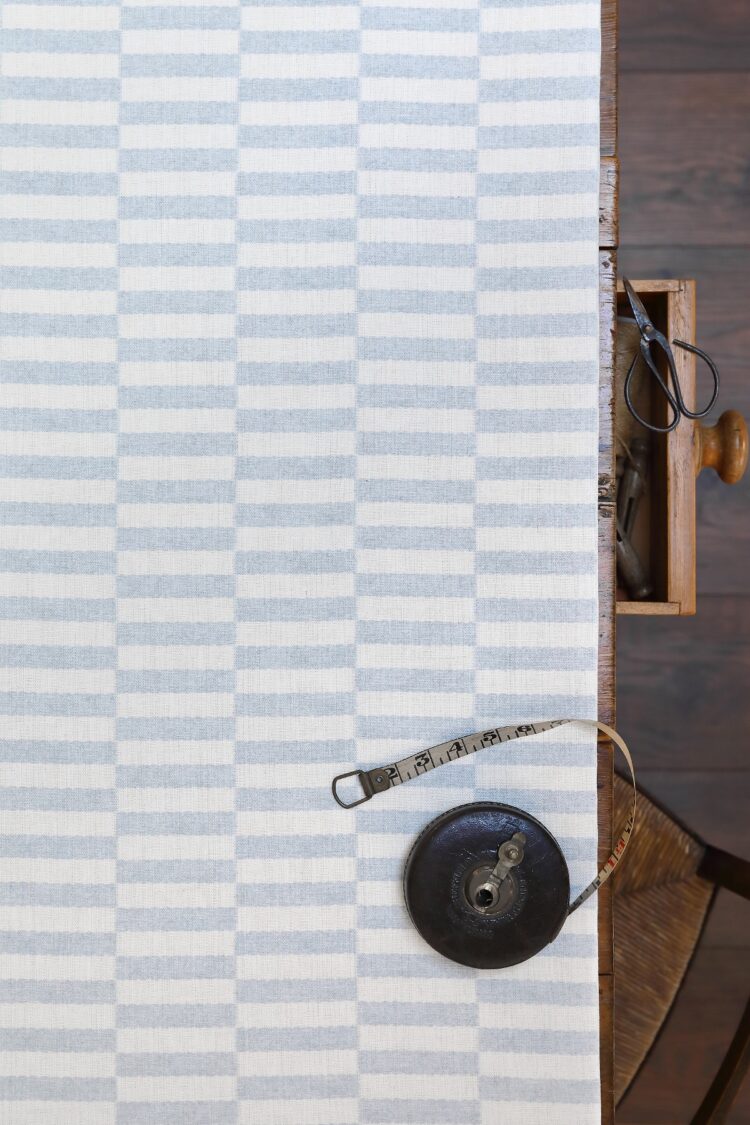 Slab Sky on Double Cream Linen