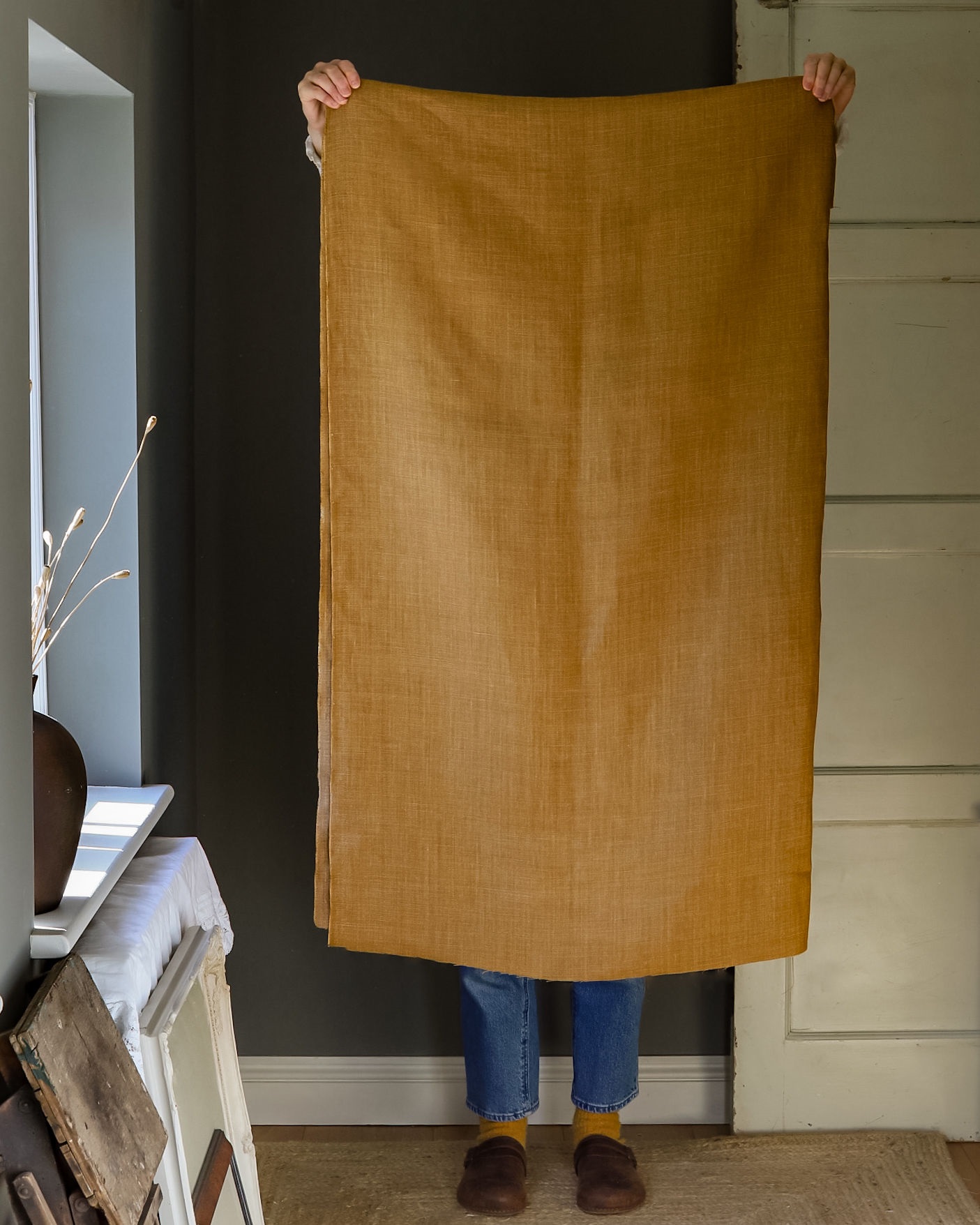 Honeycomb Laundered Luxurious Linen ~ £75.00
