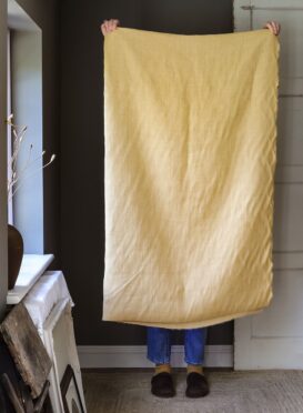 Straw Laundered Luxurious Linen ~ £75.00