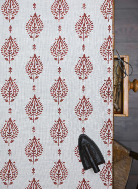 Thali ~ Amber on Stone Linen