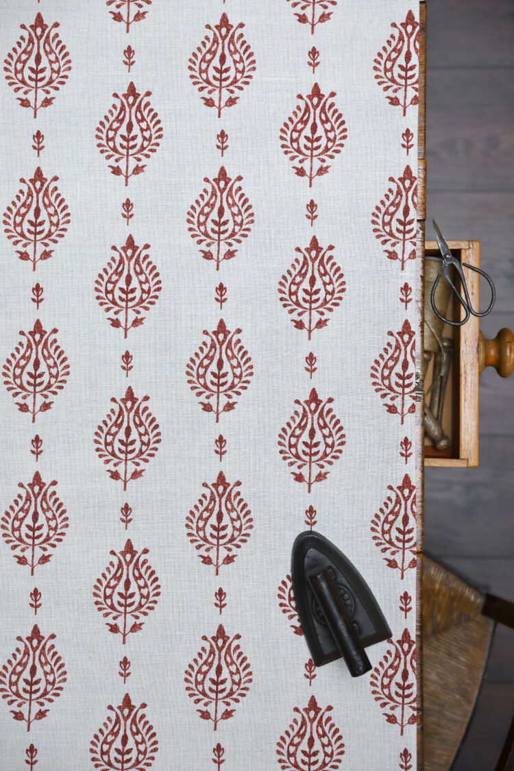 Thali ~ Amber on Stone Linen