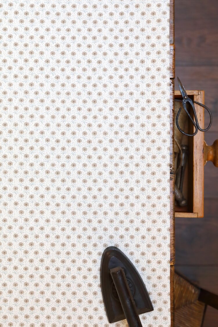 Petit Penny Parchment + Light Blue Grey