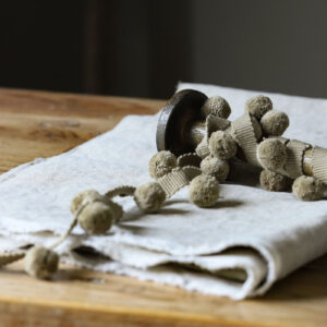 Beautiful Moss Brown Pom Pom ~ £14.95pm FREE P&P