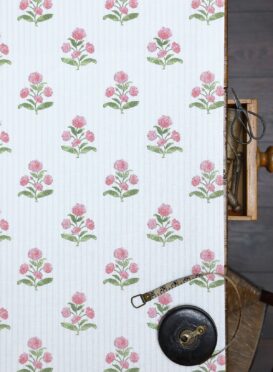 Poppi With Stripe Warm Pink and Green