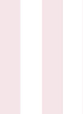 Battersea Broadstripe Pale Peony Pink Wallpaper