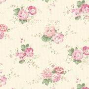 Roses and Sweetpeas in Strawberry Pinks NEW Wallpaper - Image 2