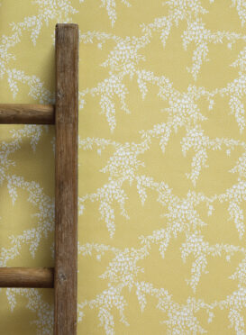 Wisteria in Buttercup Wallpaper