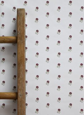 Little Anni II Maroon Wallpaper