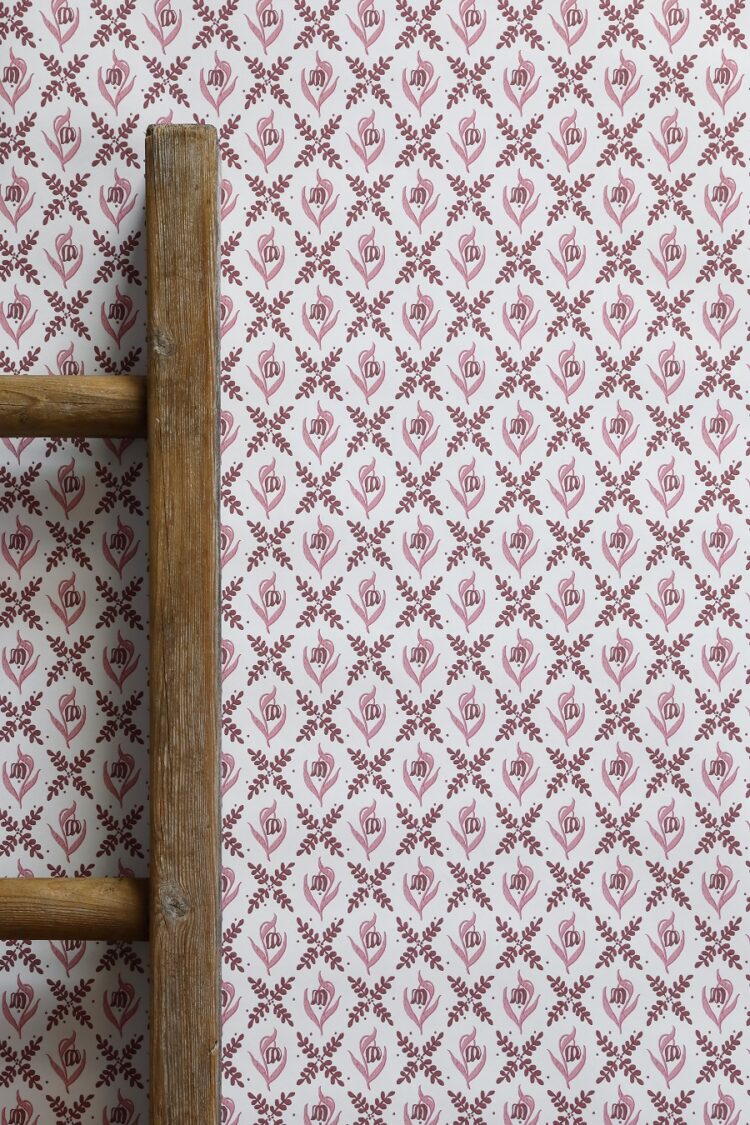 Tulip Trellis Wallpaper ALL COLOURWAYS