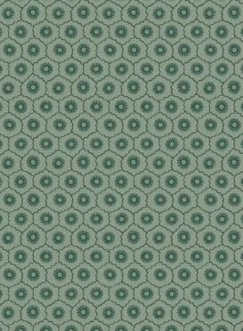 Libertine Mini Scale Wallpaper Dark Greens and Clay