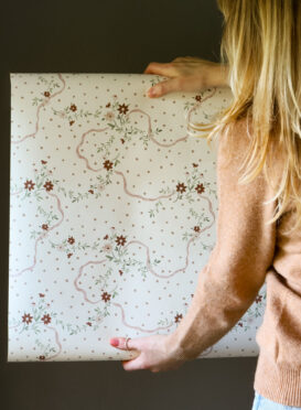 Cordee Caramel Pinks and Earth Red Wallpaper