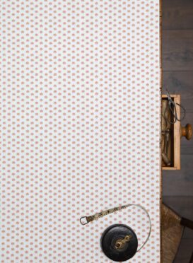 Palma Cinnamon Chunky White Linen Union