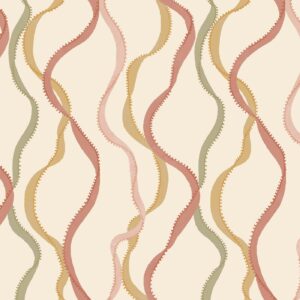 Ribbons Wallpaper ALL COLOURWAYS