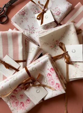 Pink Linen Craft Packs