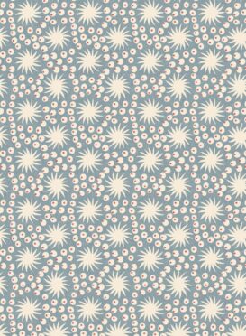 Tiny Sundance Salcombe Blue + Cherry Wallpaper