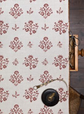 Agatha Small Sand Pinks on Stone Linen