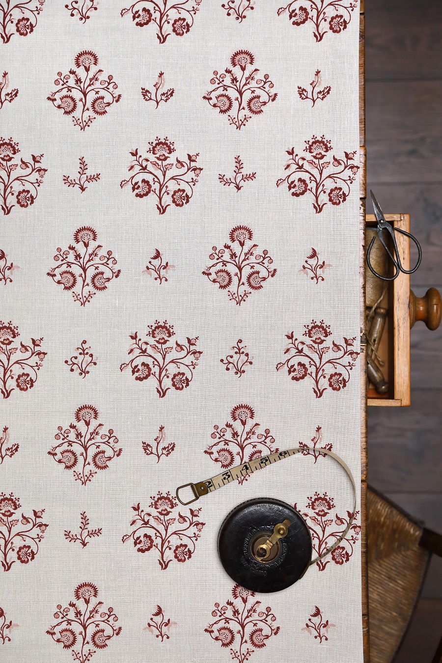 Agatha Small Sand Pinks on Stone Linen