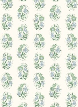 Juniper Original Green + Blue Wallpaper