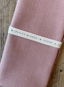 Sand Pink Brushed Linen (Suitable for curtains, blinds & upholstery) £48.00