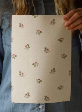 Margot Wallpaper on Textured Matt Paper
