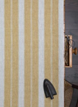 Noah's Stripe ~ Harvest on Dune Linen
