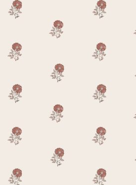 Little Anni III Earth Wallpaper in Ivory Textured Paper {different to Little Anni II}