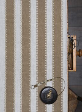 Folie Stripe Wheat on Dune Linen