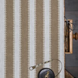 Folie Stripe Wheat on Dune Linen