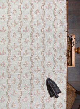Zaggie Olive + Sand Pink on Stone Linen