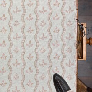 Zaggie Olive + Sand Pink on Stone Linen