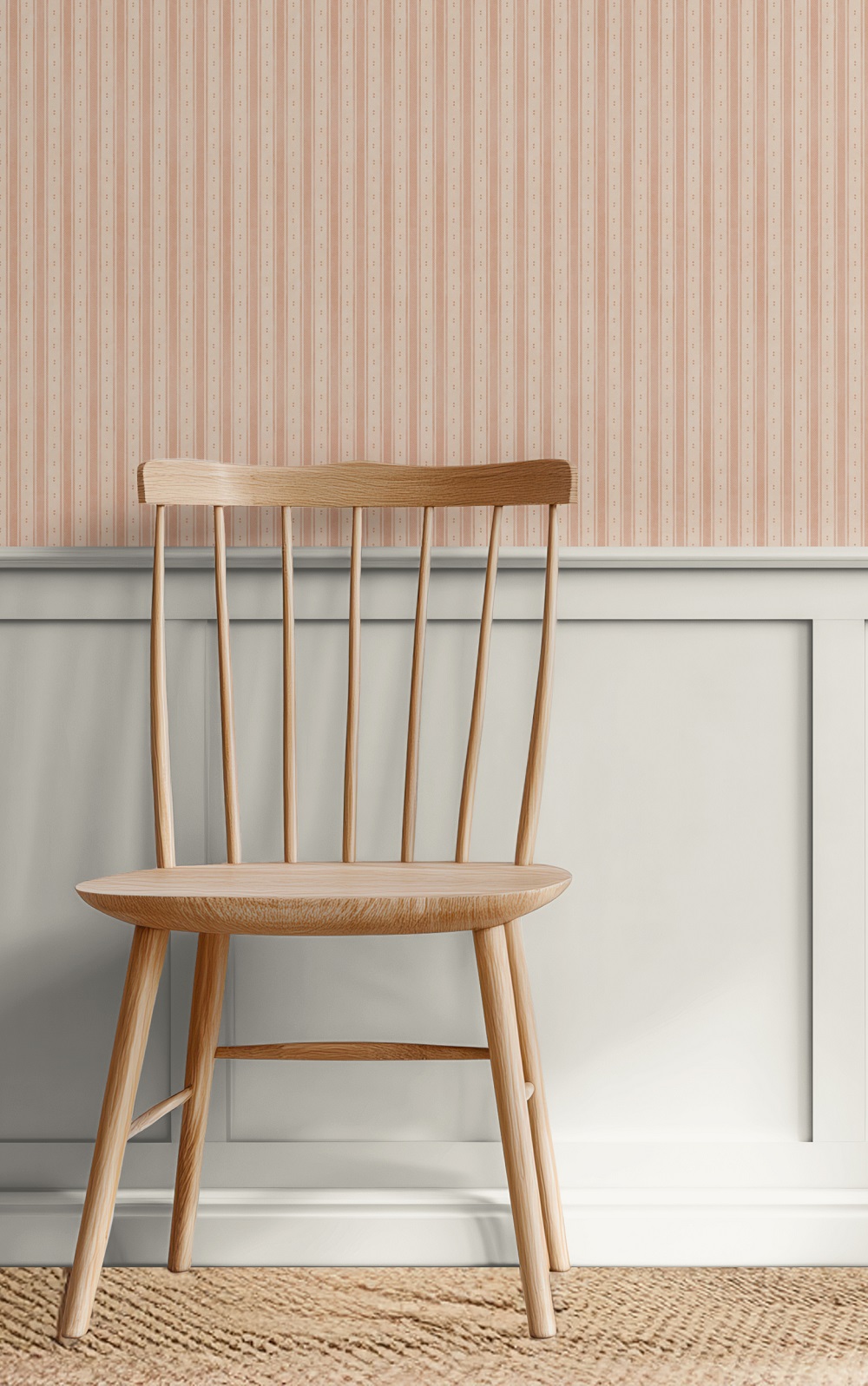 Malmo Stripe Set Plaster Wallpaper - Image 2