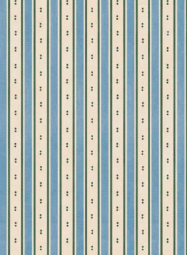 Malmo Stripe Stockholm Blue + Emerald Wallpaper