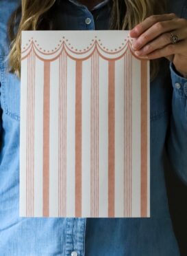 Circus Scallop Wallpaper ALL COLOURWAYS